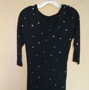 Bloomingdales black pencil dress
